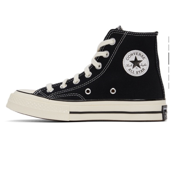 CONVERSE Black Chuck 70 Hi Sneakers - Picture 3 of 7
